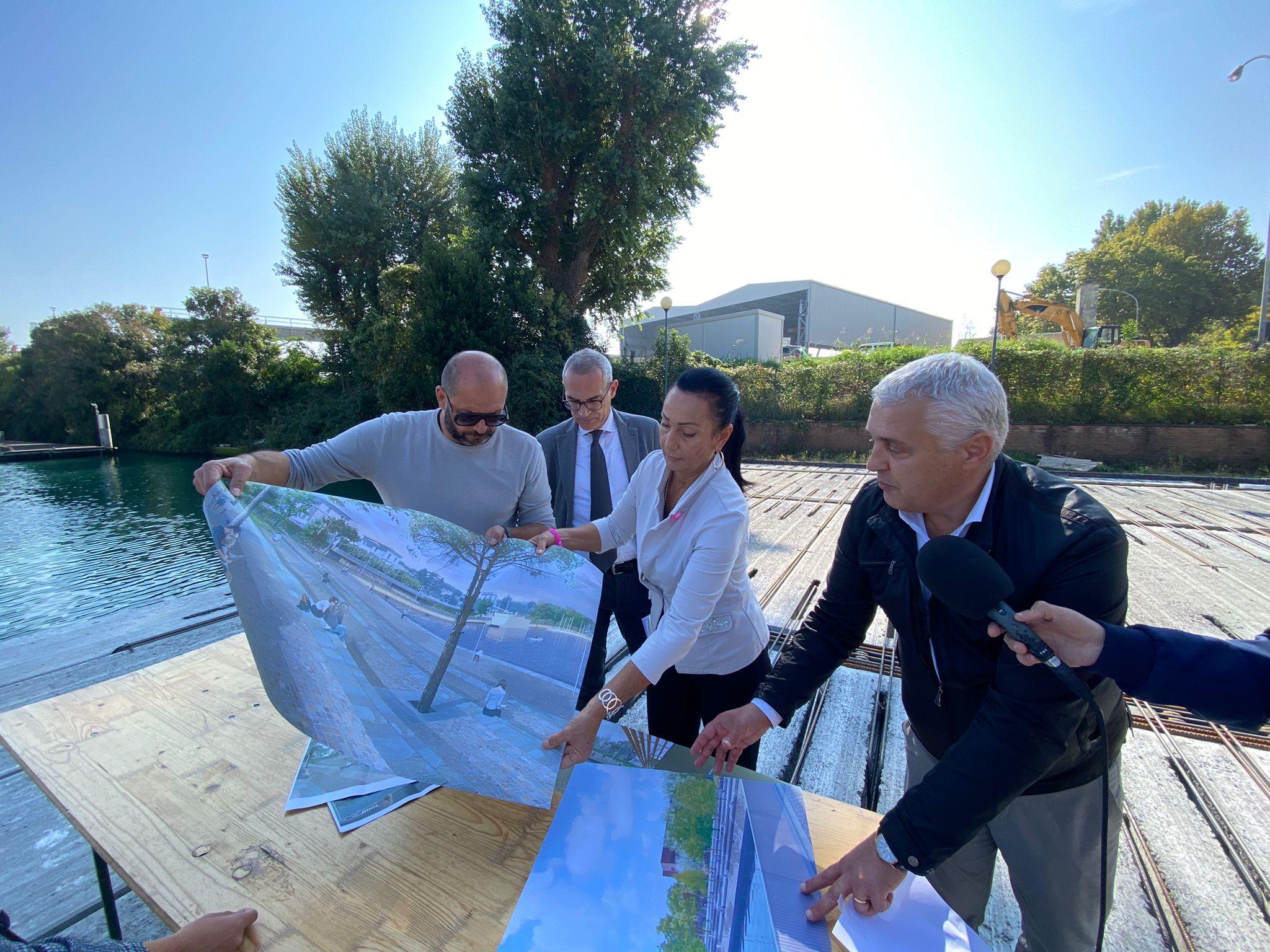 Immagine per Monfalcone, prende vita la scalinata sul Valentinis: «Nessun aumento dei costi»